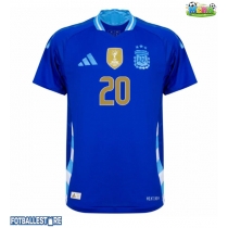 Argentina Alexis Mac Allister #20 Bortedrakt Copa America 2024 Kortermet